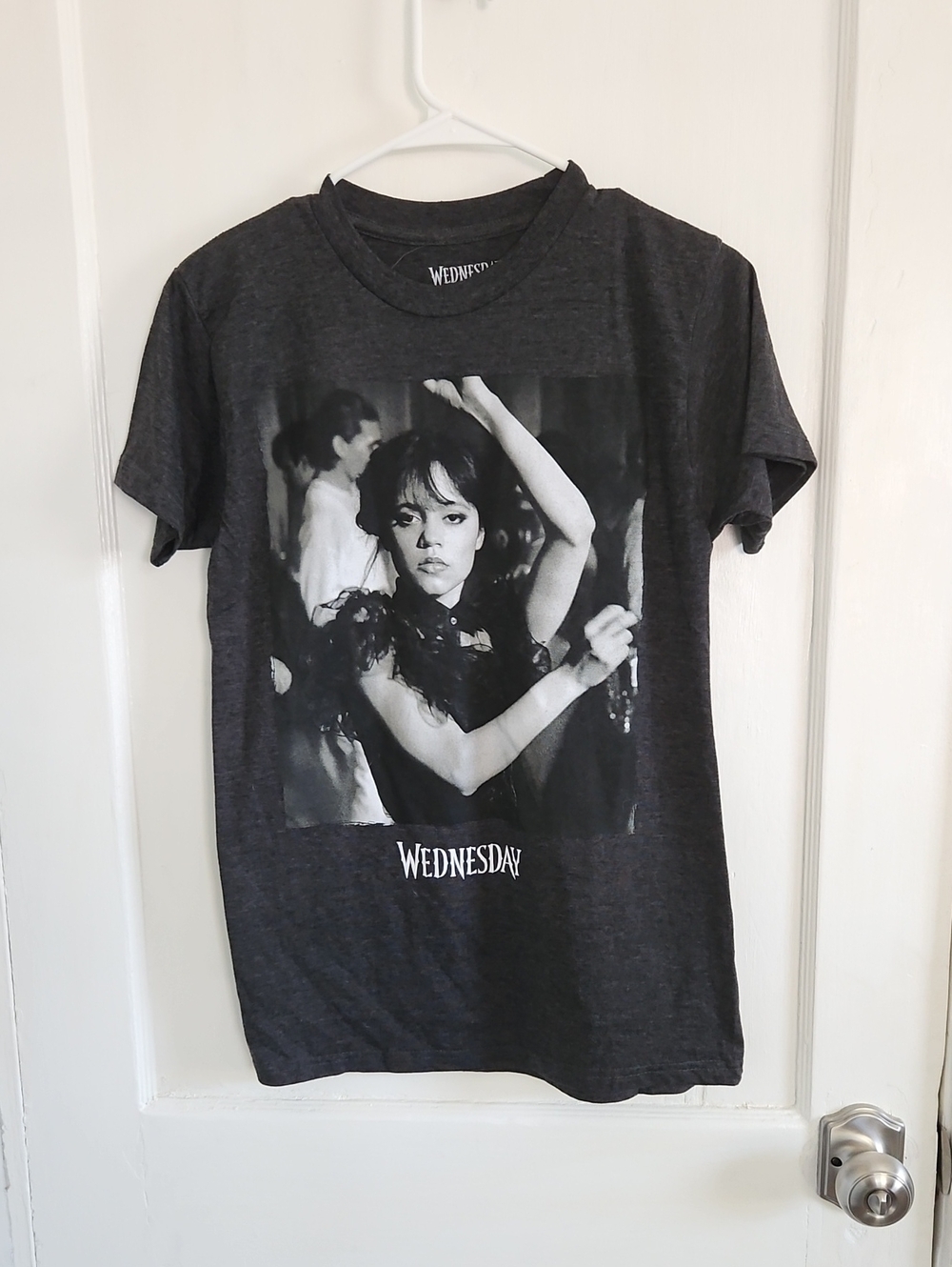 Wednesday Addams Black Graphic Short Sleeve Tee